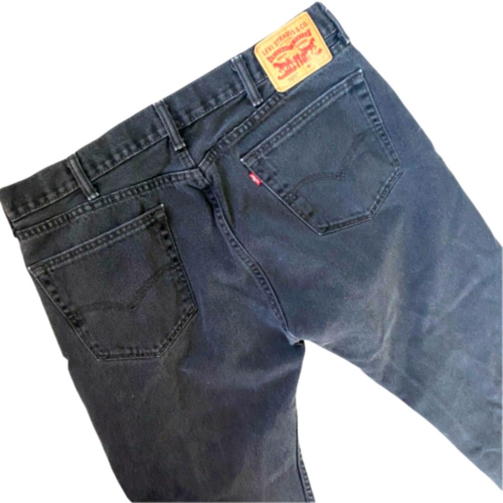 Vintage 90s Levi's 505 Straight Jeans Mens 36 Blue Denim Red Tab Stonewash